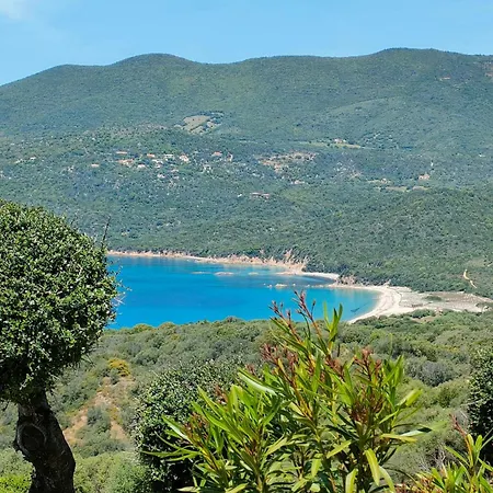 Mini Avec Piscine A Pied Wifi Clim Dans Willa Serra-di-Ferro (Corsica)