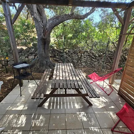 Mini Avec Piscine A Pied Wifi Clim Dans Willa Serra-di-Ferro (Corsica)